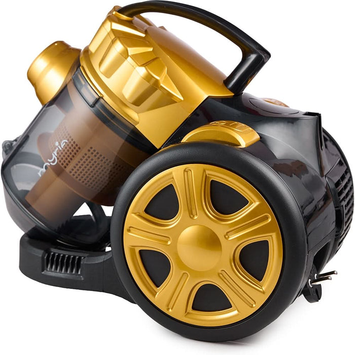 Aspirator fara sac MYRIA MY4558GD, 1.5l, 700W, 80dB, galben-negru WALTI