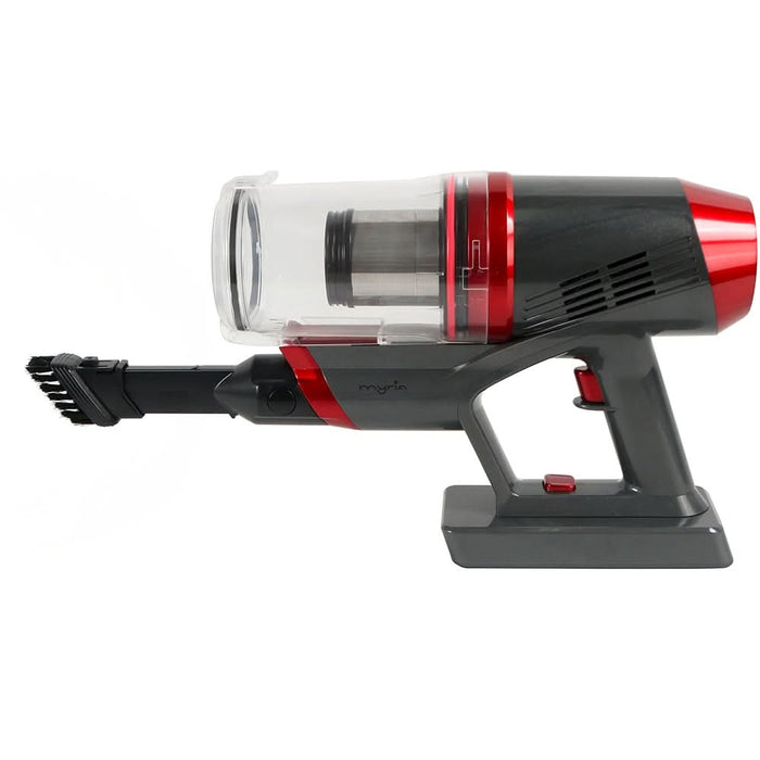 Aspirator vertical MYRIA MY4568, 0.5l, 22.2V, autonomie max 30 min, gri-rosu WALTI