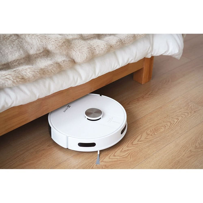 Aspirator robot EZVIZ RE4, 0.35l, 24.1V, autonomie max 240 min, Wi-Fi, functie mop, alb WALTI