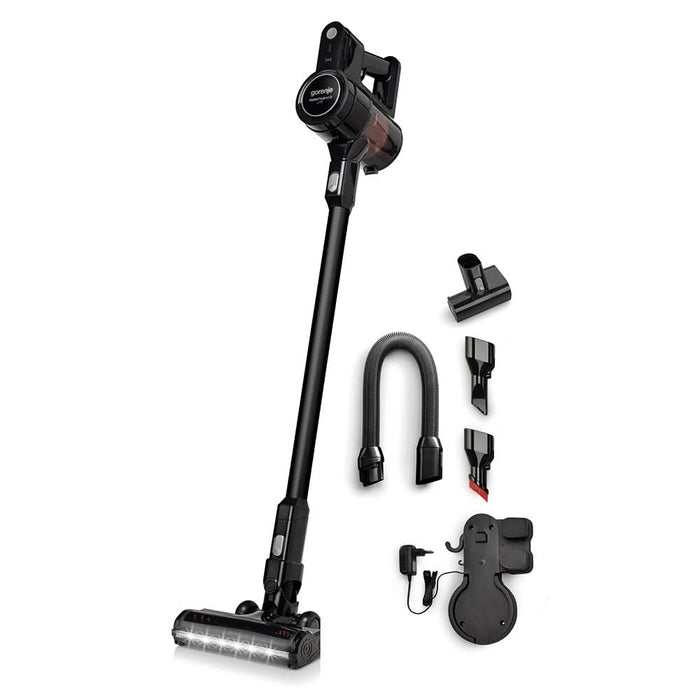 Aspirator vertical GORENJE SVC216FMLBKII, 0.5l, 21.6V, autonomie max 45 min, iluminare LED, negru WALTI