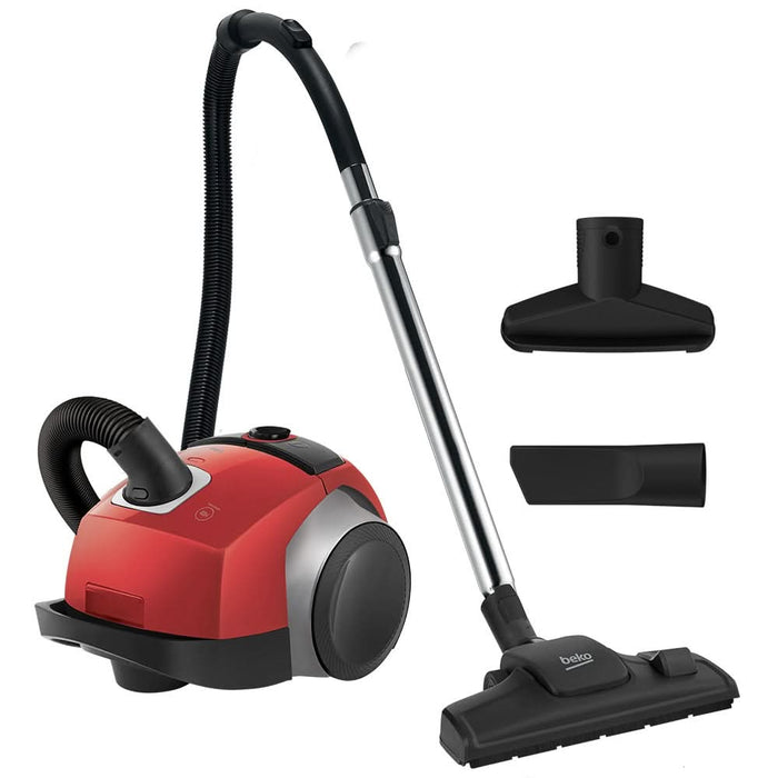 Aspirator cu sac BEKO PerformCyclone VCC44401AR, 4l, 800W, 75dB, rosu-negru WALTI