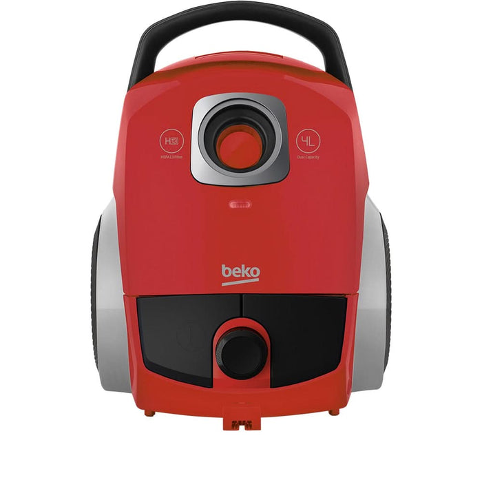 Aspirator cu sac BEKO PerformCyclone VCC44401AR, 4l, 800W, 75dB, rosu-negru WALTI