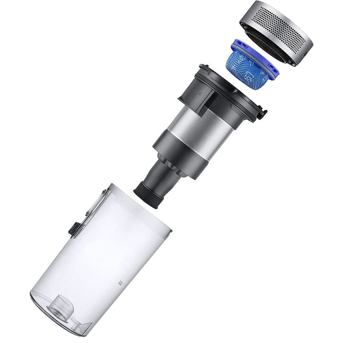 Aspirator vertical SAMSUNG Jet 75E Complete VS20B75ACR5/GE, 0.8l, 21.6V, autonomie max 60 min, argintiu-negru WALTI