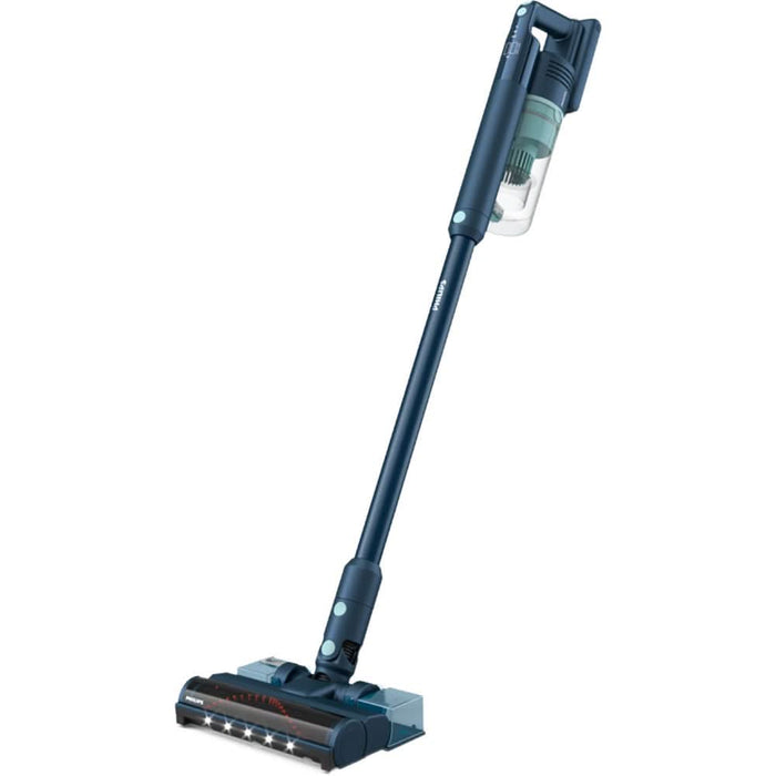 Aspirator vertical PHILIPS Seria 5000 XC5141/01, 0.27l, 25.2V, autonomie max 60 min, mod Aqua, albastru inchis-negru WALTI