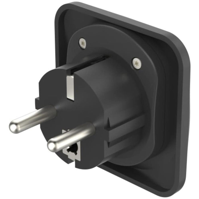 Adaptor priza HAMA 223454, Tip E si F, EU, negru WALTI