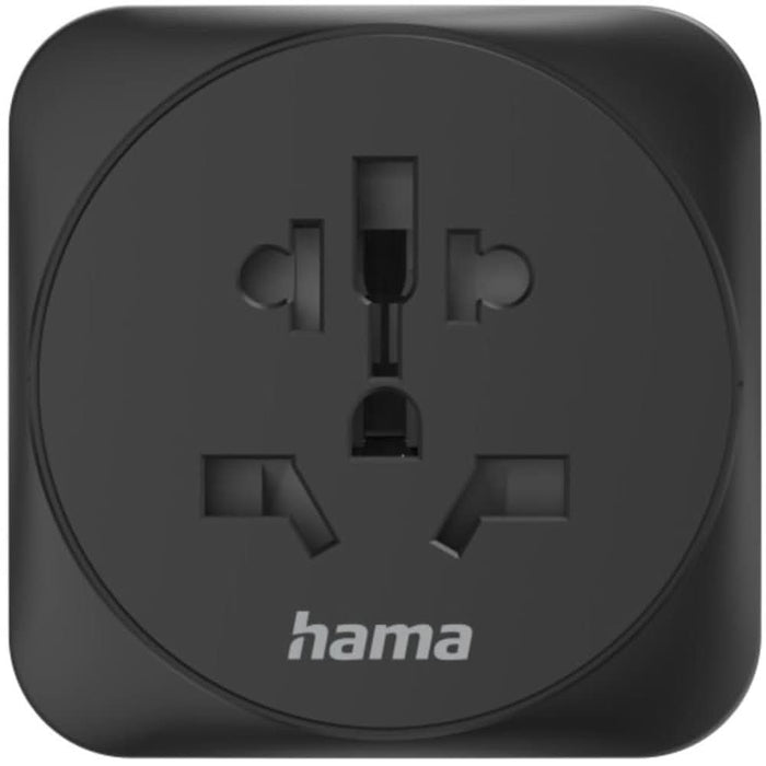Adaptor priza HAMA 223454, Tip E si F, EU, negru WALTI