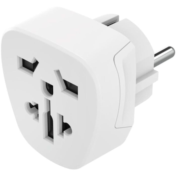 Adaptor priza HAMA 223456, Tip E si F, EU, alb WALTI