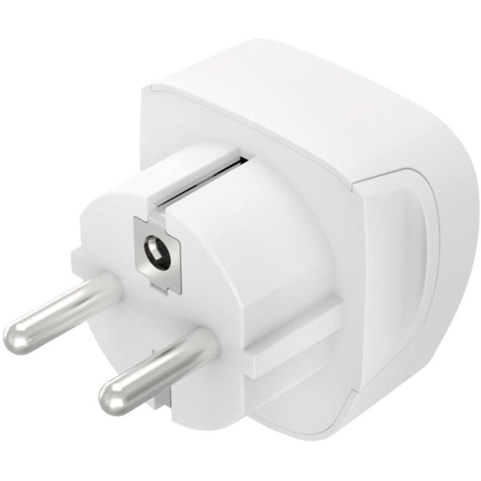 Adaptor priza HAMA 223456, Tip E si F, EU, alb WALTI