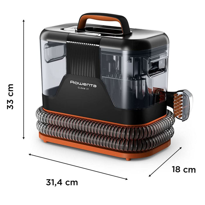 Aspirator cu spalare ROWENTA Clean It IN5011F0, 1.5l, 400W, portocaliu-negru - WALTI WALTI