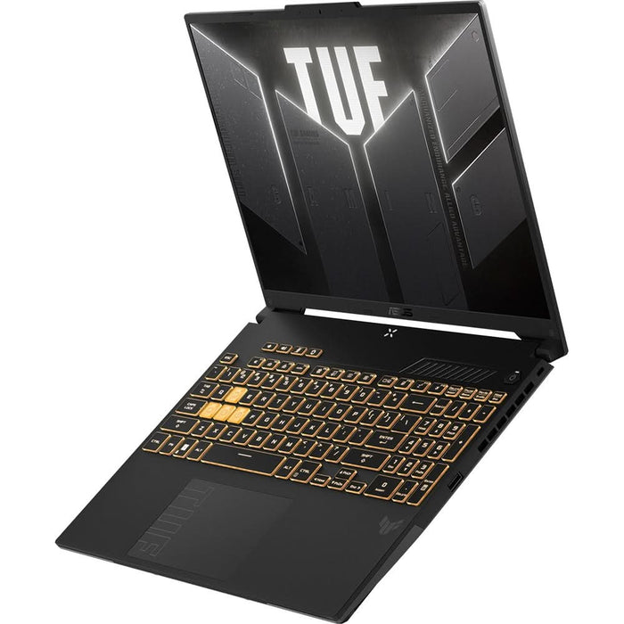Laptop Gaming ASUS TUF F16 FX607VJR-TU357, Intel Core 5 205H pana la 4.8GHz, 16" Full HD+, 16GB, SSD 512GB, NVIDIA GeForce RTX 3050 6GB, Free DOS, Macha Gray WALTI