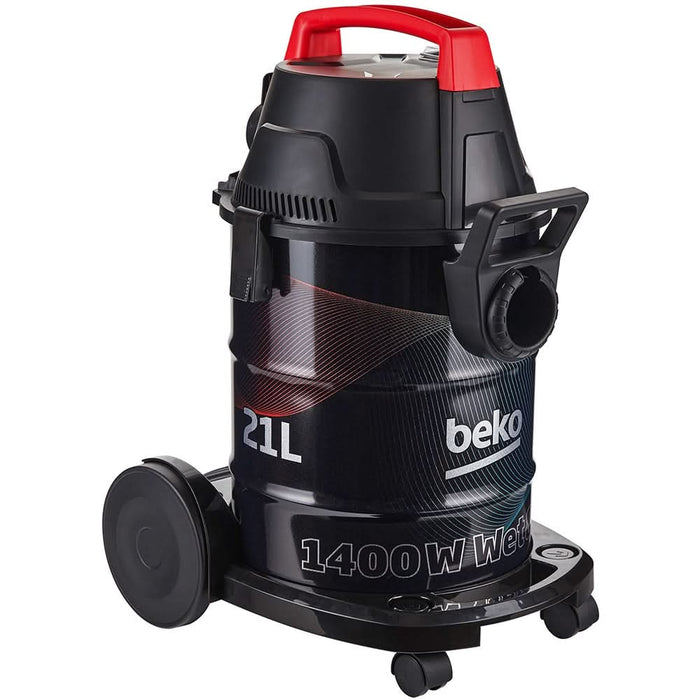 Aspirator multifunctional BEKO VCW41314WI, 21l, 1700W, 88db, negru-rosu WALTI