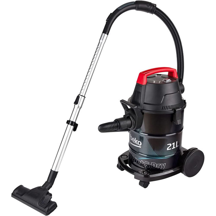 Aspirator multifunctional BEKO VCW41314WI, 21l, 1700W, 88db, negru-rosu WALTI