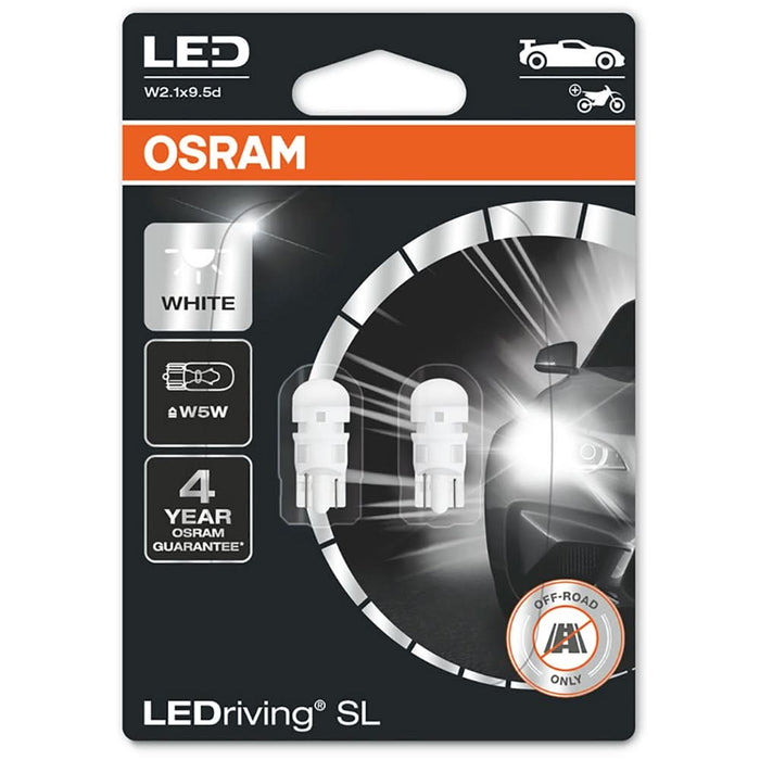 Bec auto LED OSRAM LEDriving, W5W, 12V, 2 buc WALTI