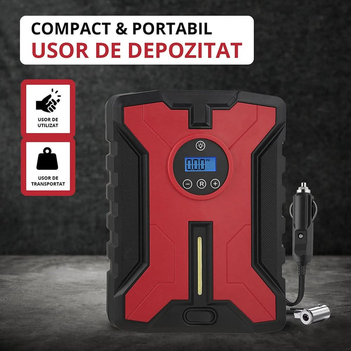 Compresor auto ROLL FAST 92919R, 10bar, 12V WALTI