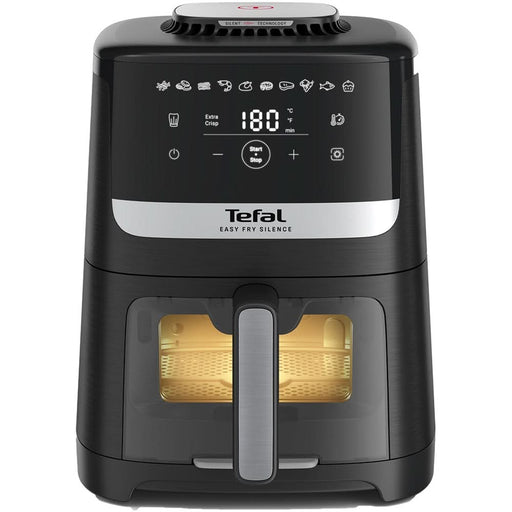 Friteuza cu aer cald TEFAL Easy Fry Silence EY5568E0, 1.5kg, 5l, 1670W, argintiu-negru - WALTI WALTI