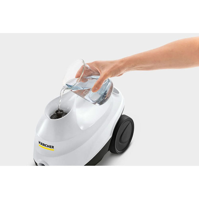 Aparat de curatat cu abur KARCHER SC 3 Easyfix + Window Nozzle 15136640, 1l, 1900W, alb-negru WALTI
