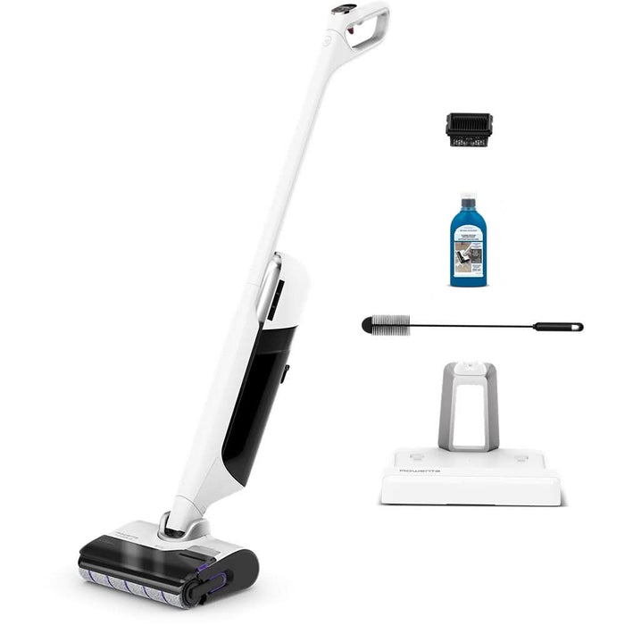 Aspirator vertical cu spalare ROWENTA X-Clean 12 GZ7257E0, 0.79l, 21.6V, autonomie max 65 min, alb WALTI