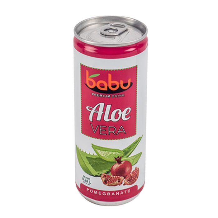 babu Bautura Racoritoare Aloe Vera si Rodie SGR 240 ml - WALTI WALTI