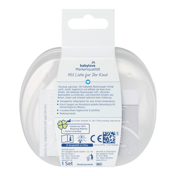 babylove Aspirator nazal, 1 buc WALTI