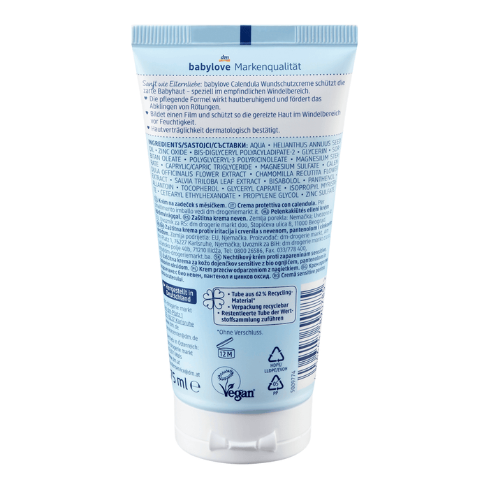 babylove Cremă protecție răni cu gălbenele, 75 ml WALTI