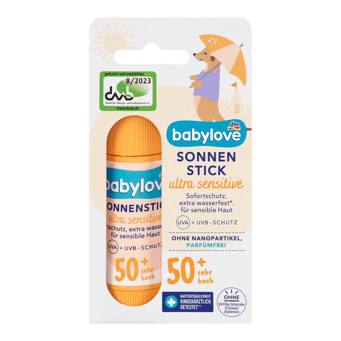 babylove Stick protecție solară Sensitive SPF50, 20 g WALTI