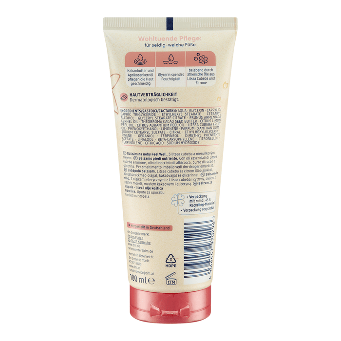 Balea Balsam pentru picioare Feel Well, 100 ml - WALTI WALTI
