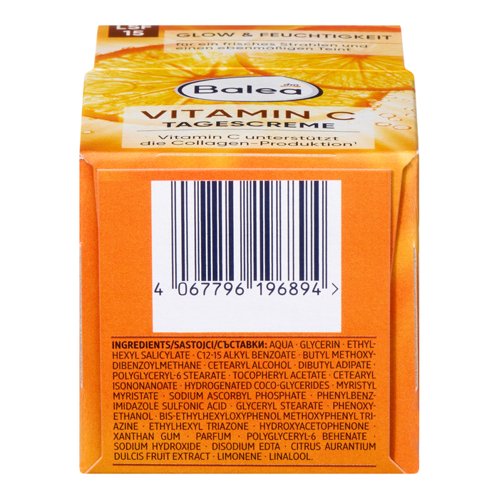 Balea Cremă de față cu vitamina C SPF15, 50 ml WALTI