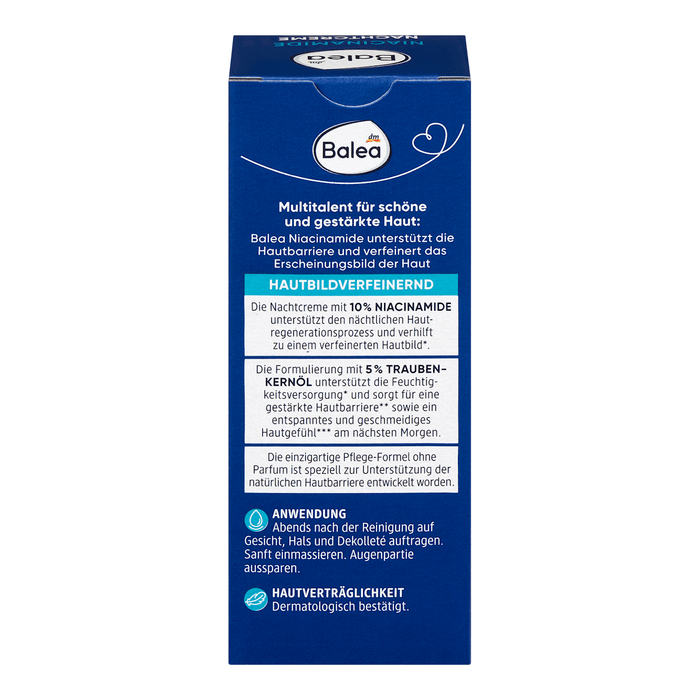 Balea Cremă de noapte cu niacinamidă, 50 ml WALTI