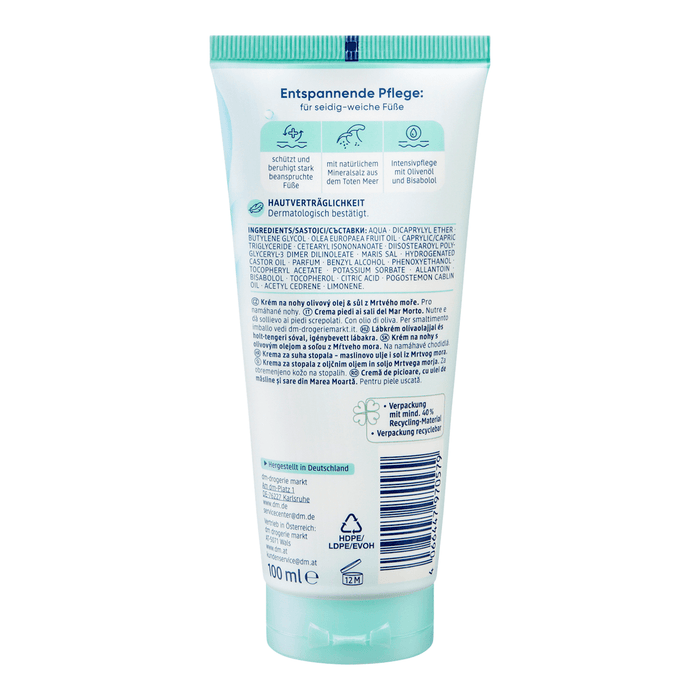 Balea Cremă de picioare cu minerale din Marea Moartă, 100 ml - WALTI WALTI