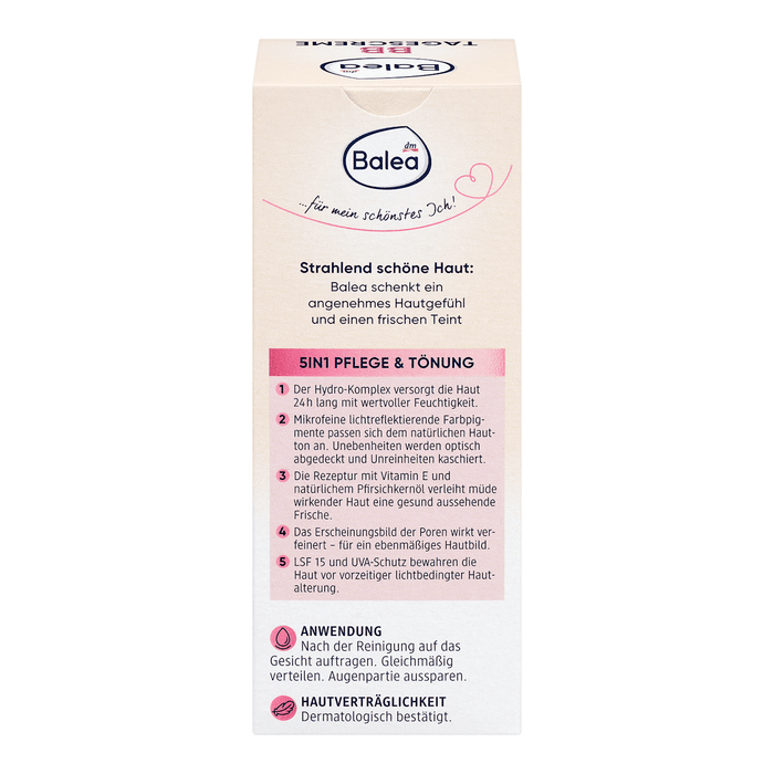 Balea Cremă de zi 5in1 BB cu SPF15 medium, 50 ml WALTI
