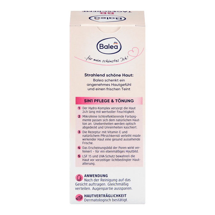 Balea Cremă de zi BB cu vitamina E pentru piele deschisă FPS15, 50 ml WALTI