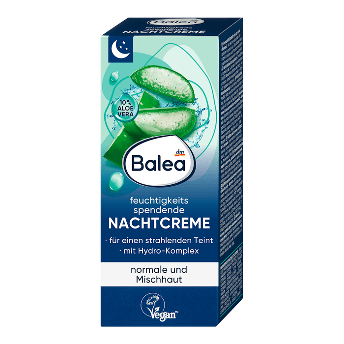 Balea Cremă hidratantă de noapte cu aloe vera, 50 ml - WALTI WALTI