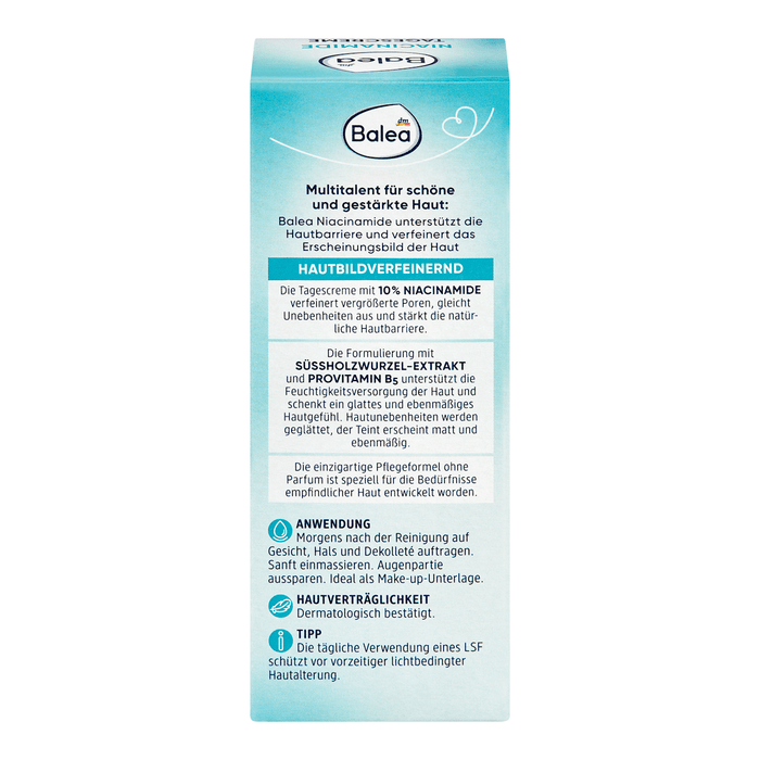 Balea Cremă pentru față cu niacinamide și SPF30, 50 ml WALTI