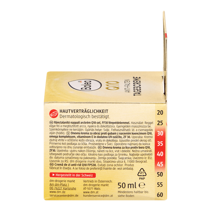Balea Cremă pentru față Q10 cu SPF30, 50 ml WALTI
