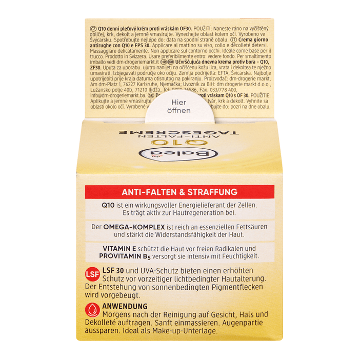 Balea Cremă pentru față Q10 cu SPF30, 50 ml WALTI