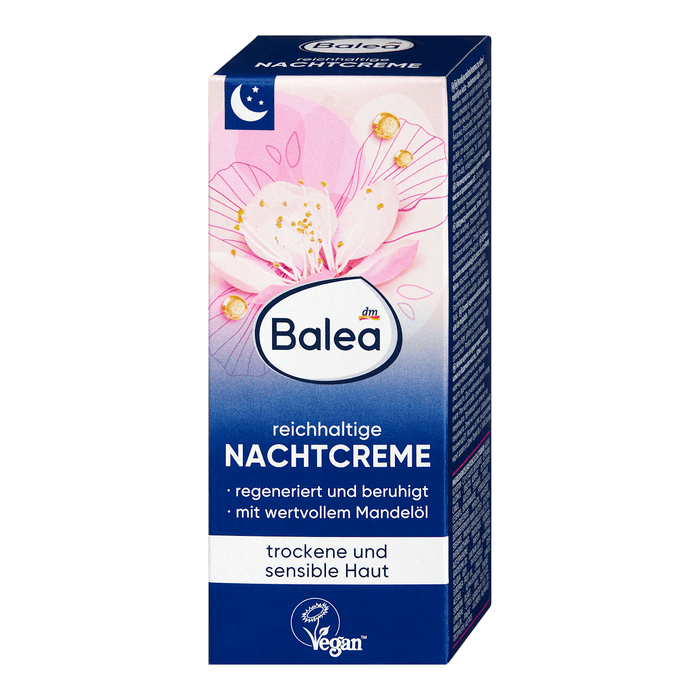 Balea Cremă regenerantă de noapte cu ulei de migdale, 50 ml - WALTI WALTI