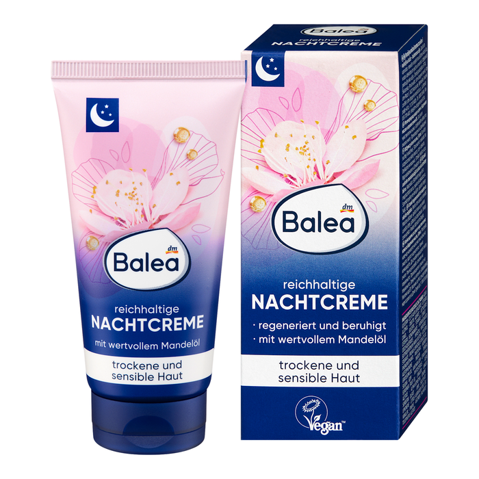 Balea Cremă regenerantă de noapte cu ulei de migdale, 50 ml - WALTI WALTI