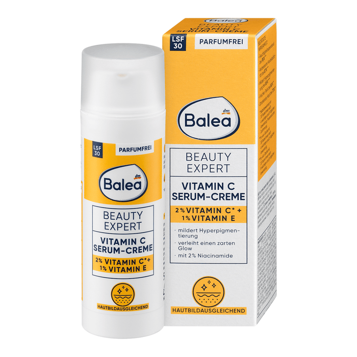 Balea Cremă-ser pentru față cu vitamina C și SPF30, 50 ml WALTI