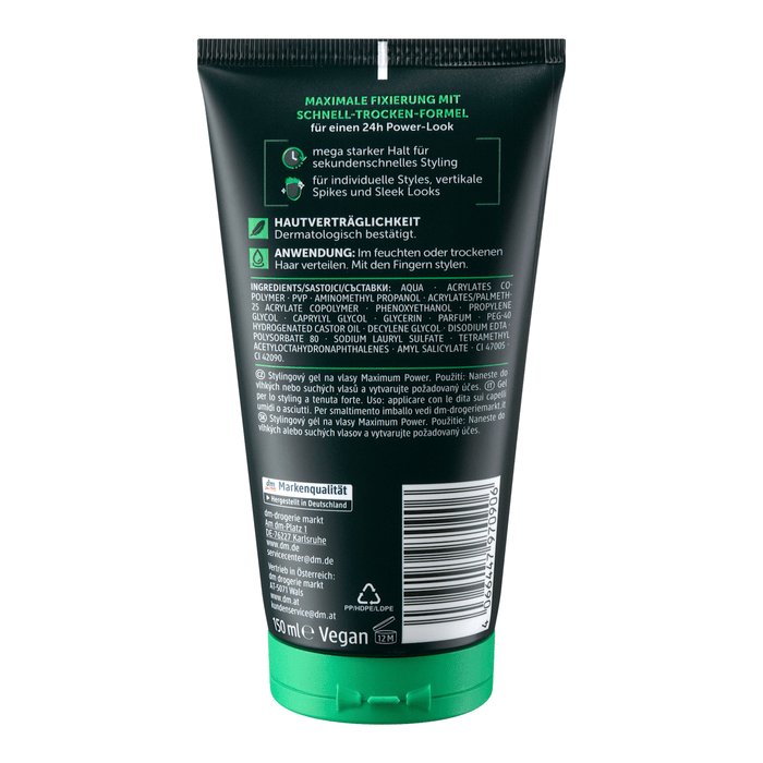 Balea MEN Cremă de coafare Maximum Power, 150 ml WALTI
