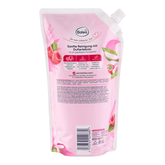 Balea Rezervă săpun lichid zmeură & magnolie,, 850 ml - WALTI WALTI