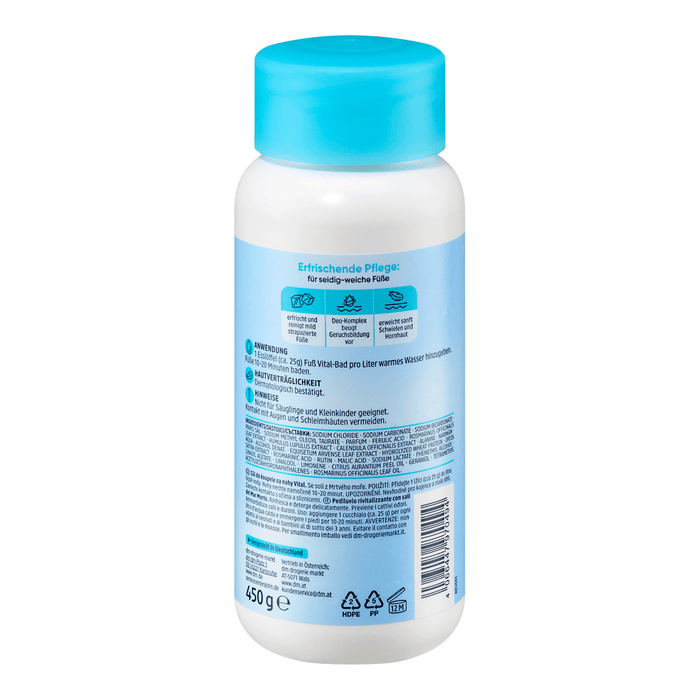Balea Sare de baie pentru picioare, revitalizantă, 450 g WALTI