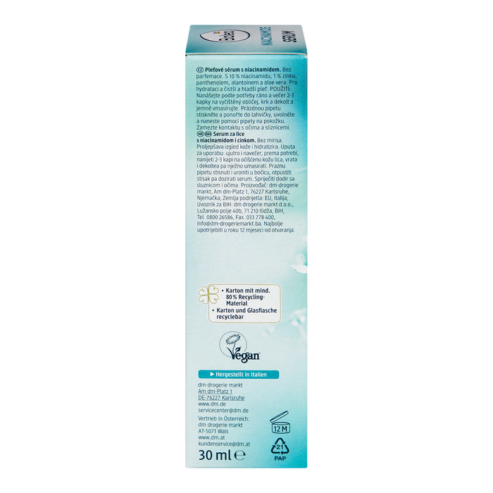 Balea Ser pentru față cu niacinamide, 30 ml WALTI