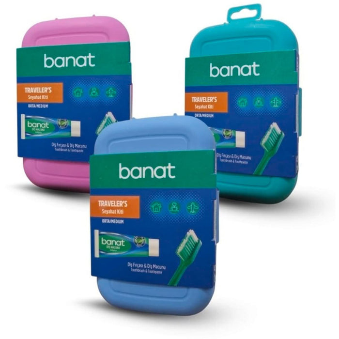 Banat Set travel periuta si pasta, 1 buc WALTI