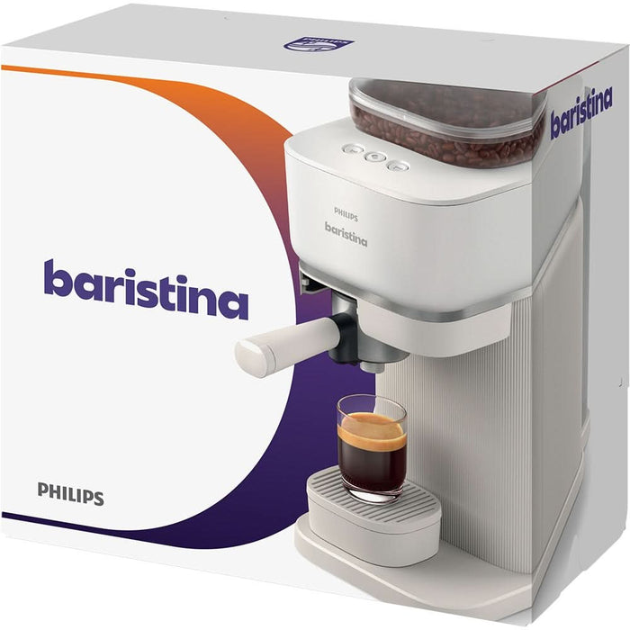 Espressor manual PHILIPS Baristina BAR300/00, 1.2l, 1550W, 16 bar, alb WALTI