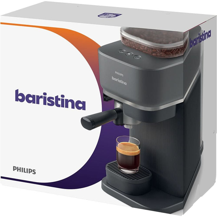 Espressor manual PHILIPS Baristina BAR300/60, 1.2l, 1550W, 16 bar, negru WALTI