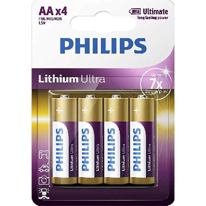 Baterii PHILIPS FR6, AA, 4 bucati WALTI