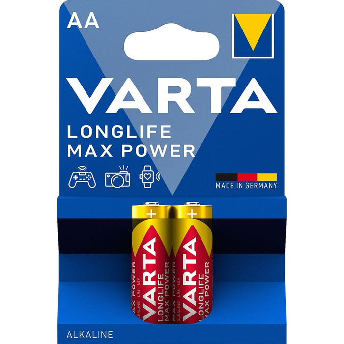 Baterii alcaline AA VARTA Longlife Max Power, 2 bucati WALTI