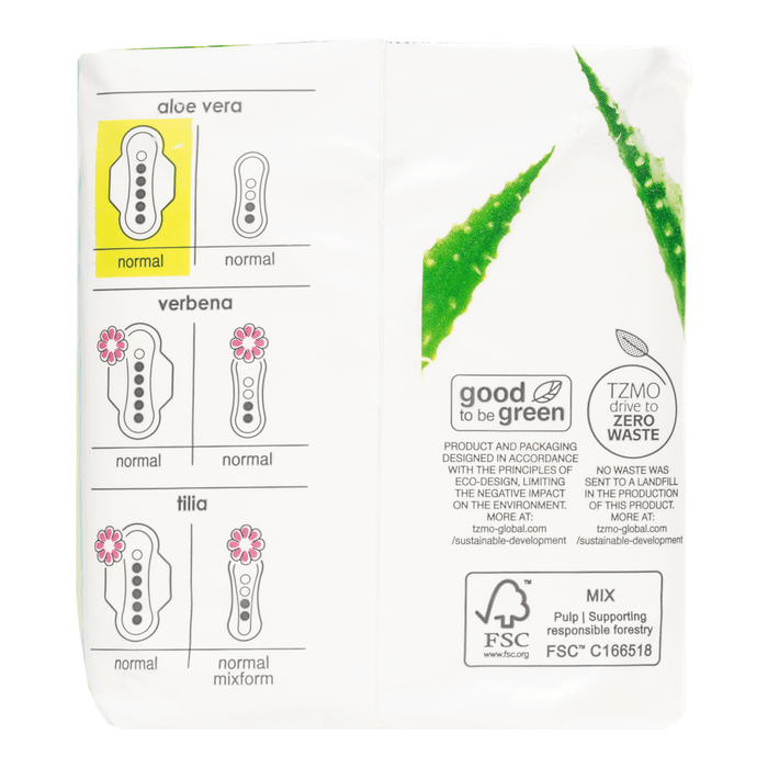 bella Absorbante normale igienice cu ierburi de aloe vera, 12 buc - WALTI WALTI