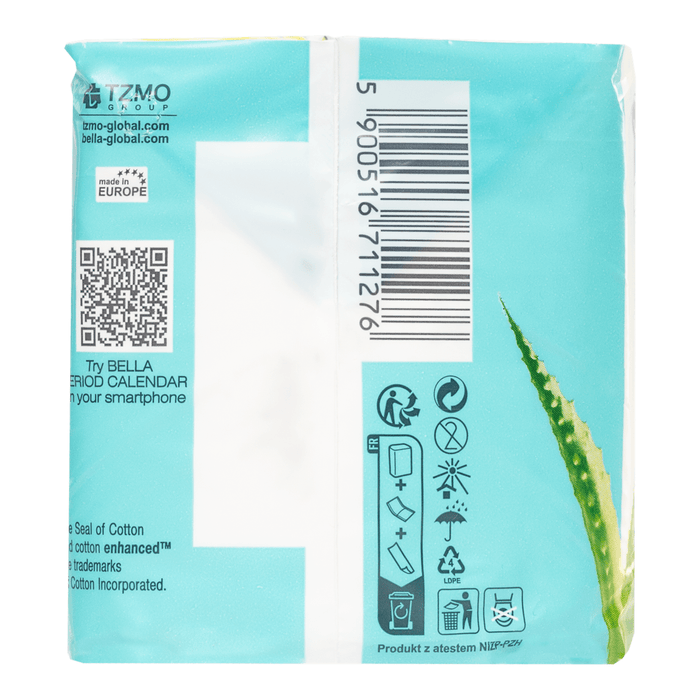 bella Absorbante normale igienice cu ierburi de aloe vera, 12 buc - WALTI WALTI