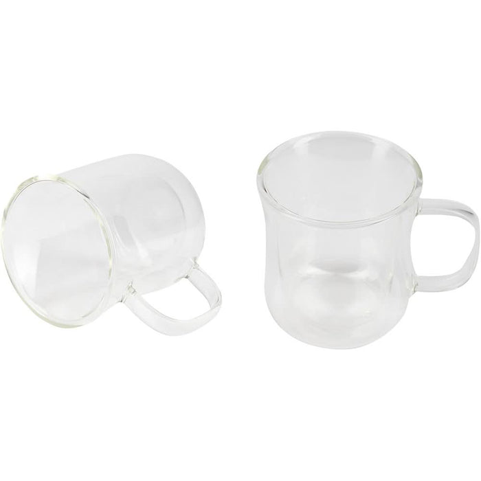 Set cesti BERGNER Coffe&Tea BG-20115-MM, 2 piese, sticla, transparent WALTI